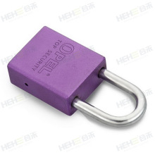 Colourful Aluminum Alloy Replaceable Cylinder safety padlock with Master Key and Key-Alike system